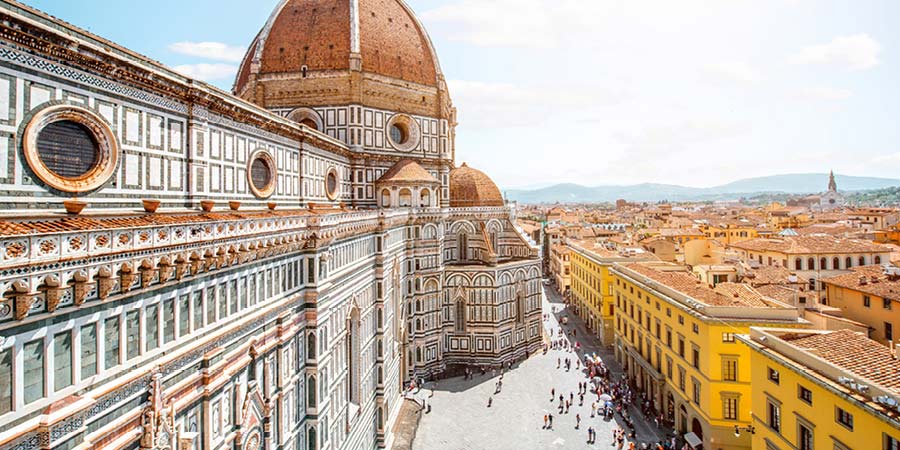 Admiring Renaissance treasures in Florence