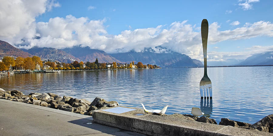 Staying in charming lakeside Vevey